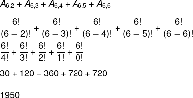 Resolução de questão sobre o número de palavras de um idioma sem símbolos repetidos por meio de arranjo simples.