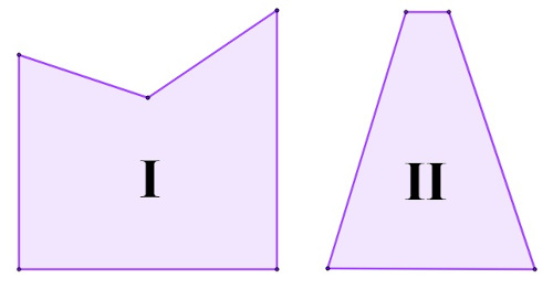  Ilustração de duas figuras planas.