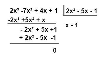Divisão 3 de um polinômio por outro polinômio em um exercício sobre divisão de polinômios.