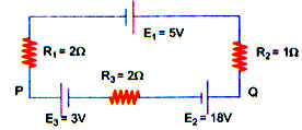 Ilustração de um circuito elétrico em uma questão da UFSC sobre leis de Kirchhoff.