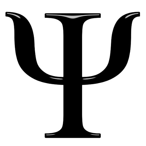 A letra psi, do alfabeto grego, representa a psicologia.