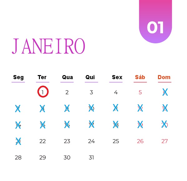 Calendário menstrual (tabelinha): entenda seu período fértil!