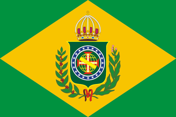 Bandeira do Brasil Império.