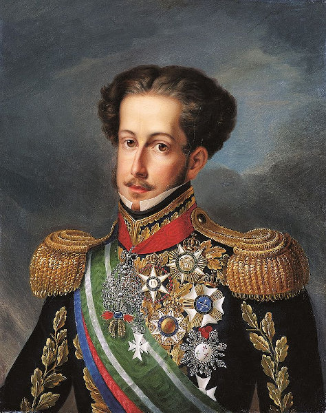 D. Pedro I, imperador que declarou a independência durante o Brasil Império.