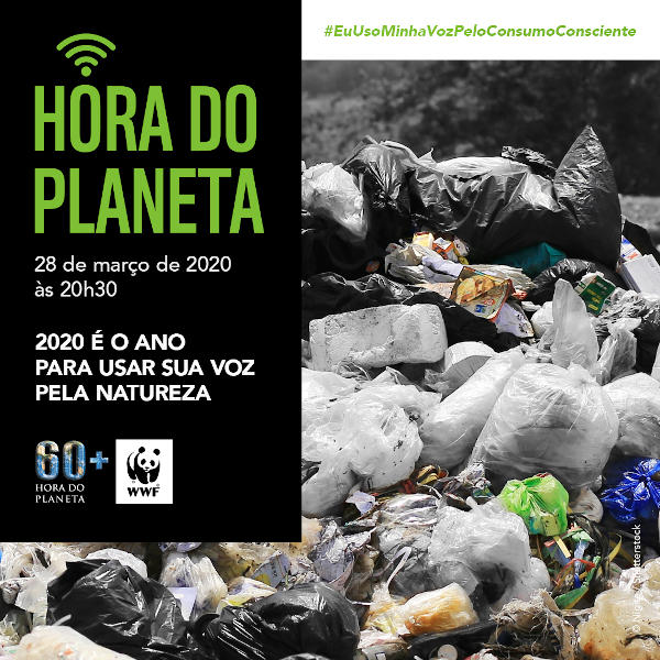 Use você também a sua voz para evitar práticas que prejudiquem o meio ambiente.