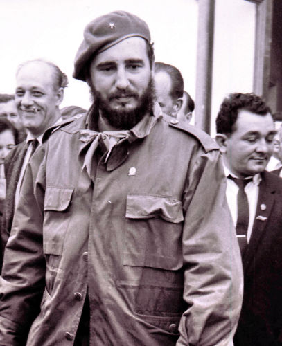 Fidel Castro liderou a Revolução Cubana e tornou-se primeiro-ministro de Cuba em fevereiro de 1959.[1]