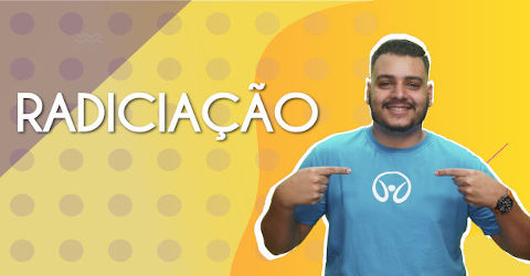 videoaula sobre radiciação Thumbnail com o professor da videoaula sobre radiciação