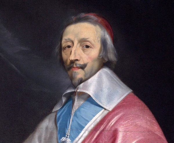 Cardeal Richelieu teve importante participação no Período Francês da Guerra dos Trinta Anos.  