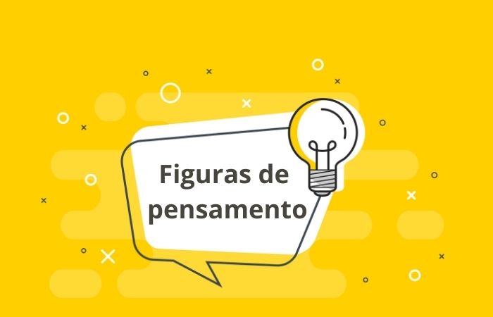 As figuras de pensamento estão atreladas ao campo das ideias, do pensamento.