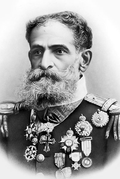 Marechal Deodoro da Fonseca, líder das tropas que derrubaram Dom Pedro II e instalaram a República no Brasil. 