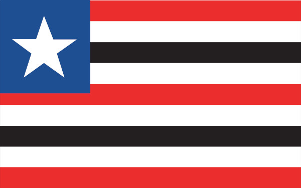 Bandeira do estado do Maranhão.