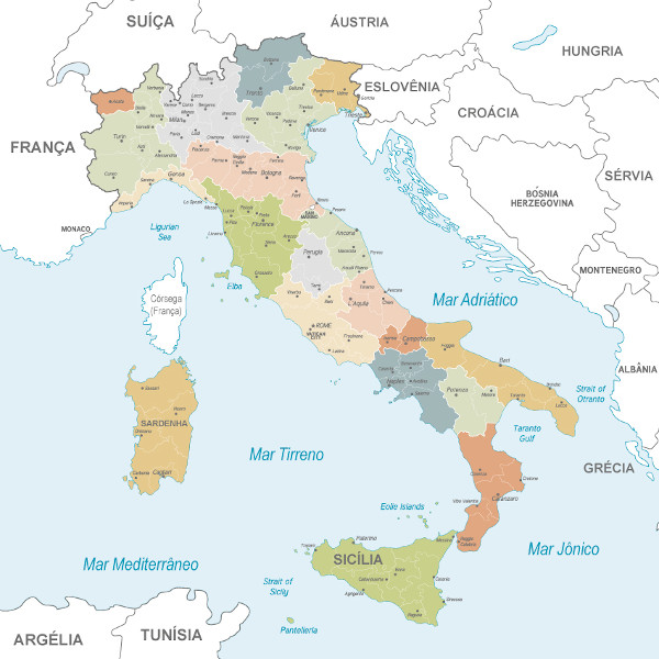 Mapa Politico Da Italia Atual 2559