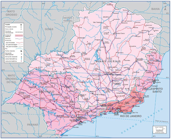 Brasil: Divisão Regional do IBGE - 1950 - Disciplina - Geografia