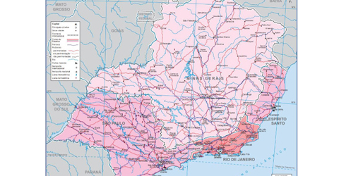 Região Sudeste Mapa da Região Sudeste