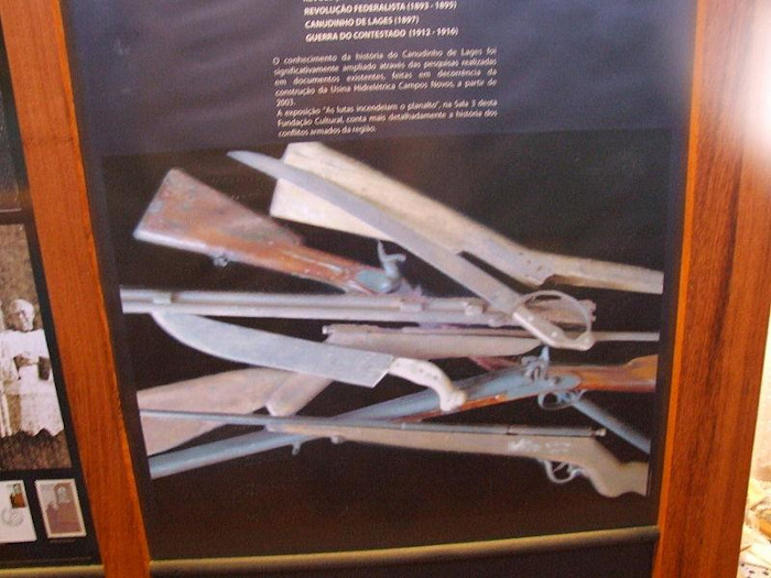 Algumas armas de fogo utilizadas durante a Revolução Federalista. [1]