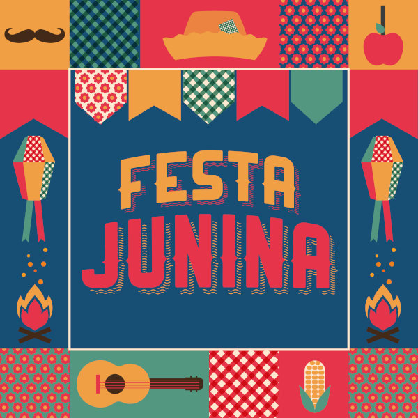 As festas juninas são festejos tradicionais no Brasil.