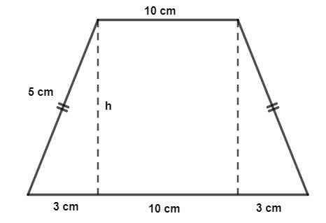 Questão envolvendo trapézio e equação de 2°grau / geometria. 