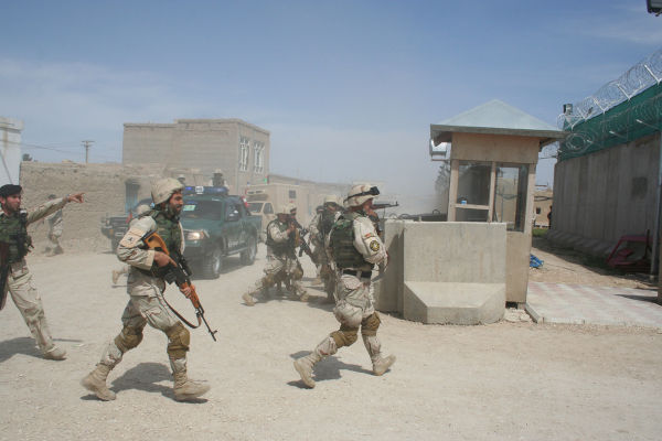 Soldados norte-americanos no Afeganistão.