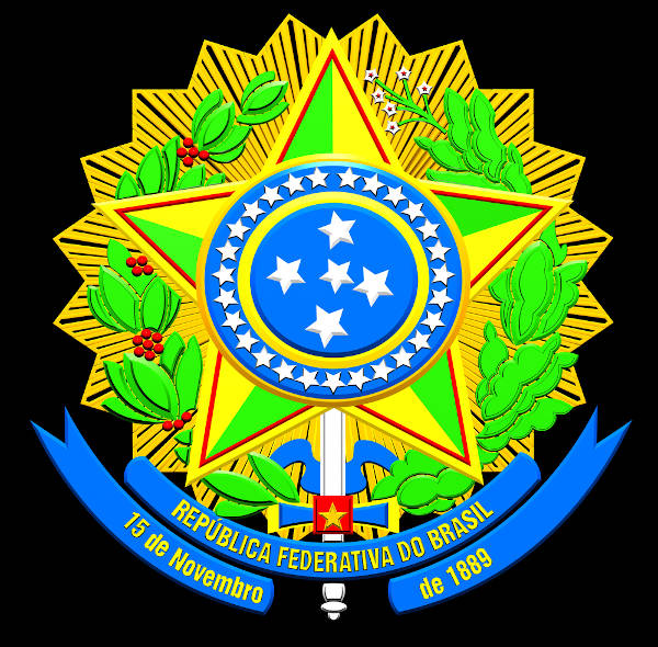 As Armas Nacionais são símbolos que identificam o Brasil e dão fé aos documentos oficiais.