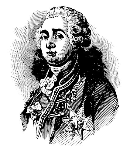 Gravura de Luís XVI
