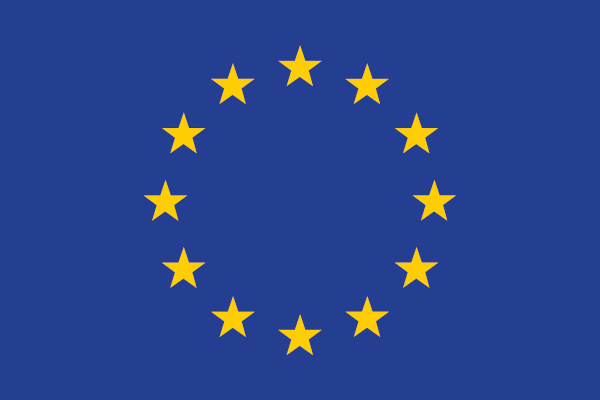 Bandeira oficial da União Europeia.