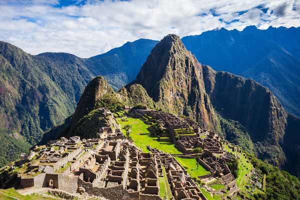 As ruínas da cidade inca de Machu Picchu é um dos símbolos da América do Sul.