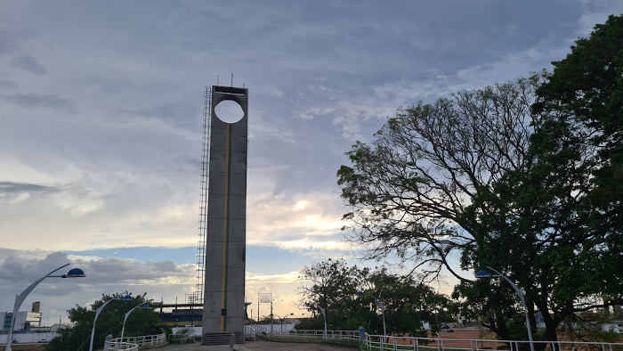 Monumento da Linha do Equador em Macapá, no Amapá.