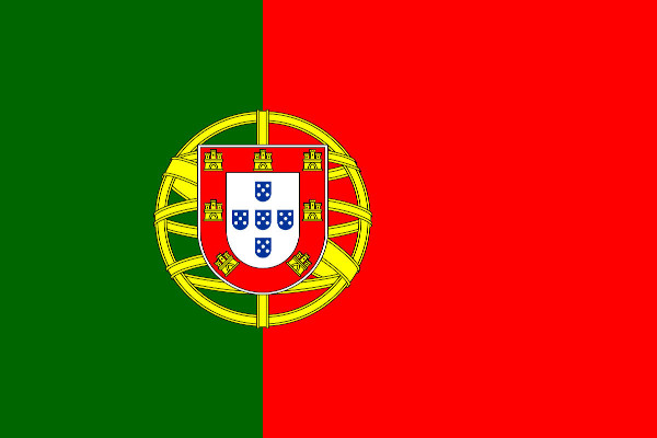 conceito de bandeira de portugal vs espanha. ilustração vetorial