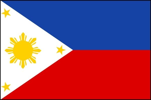 Bandeira de Filipinas.
