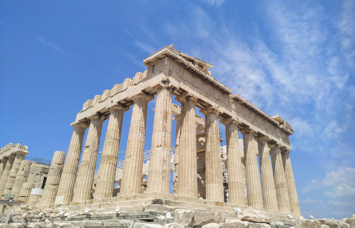 Ruínas do Parthenon, em Atenas