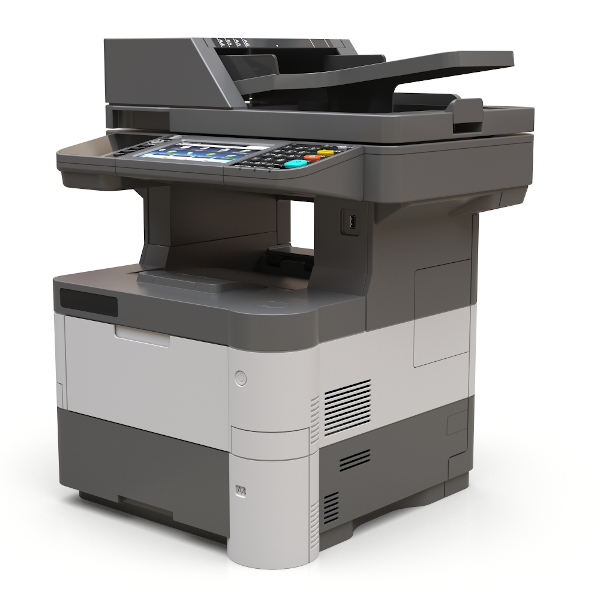 Impressora a laser que utiliza o selênio no processo de impressão de imagens em preto e branco.