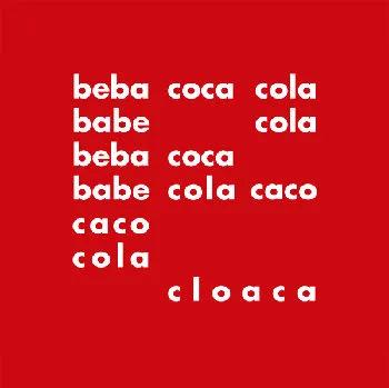  Poema “bebe coca cola”, de Décio Pignatari.