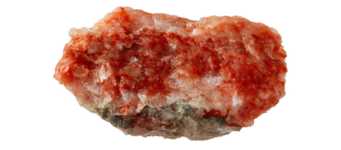  Fragmento do mineral silvita. 