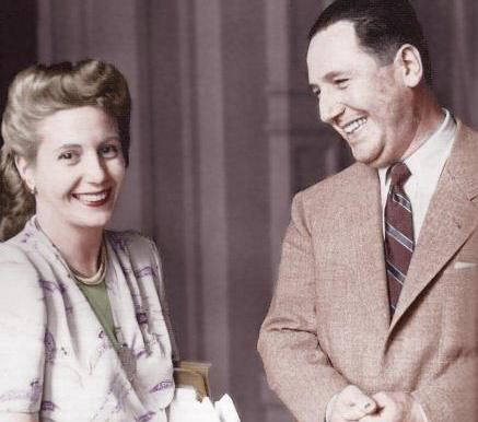 Eva Perón e Juan Perón.
