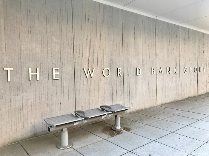 Fachada do prédio do Banco Mundial