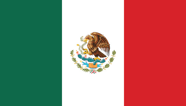 Bandeira do México.