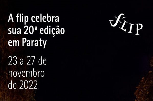 Banner de divulgação da 20ª Festa Literária Internacional de Paraty (Flip)