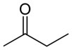 Molécula do butanona.