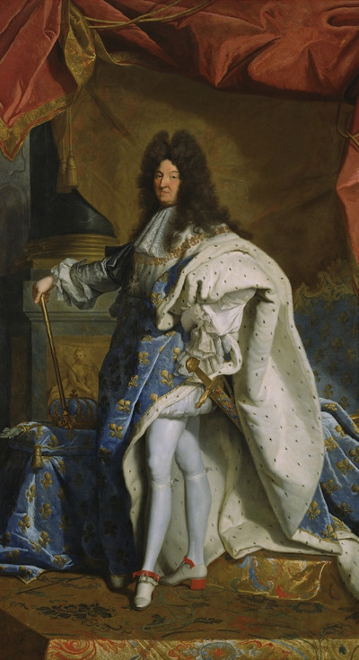 Retrato de Luís XIV, o mais famoso monarca absolutista.