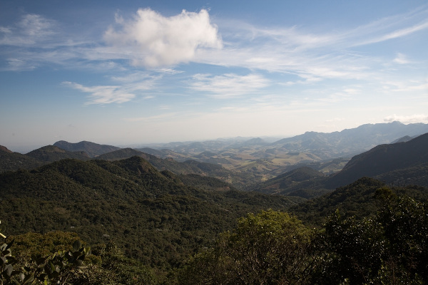 Ponto mais alto da Serra do Brigadeiro, em Minas Gerais, uma das regiões de ocorrência do  clima tropical de altitude.