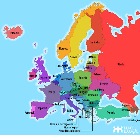 Mapa de portugal com mapa detalhado do país elementos do mapa