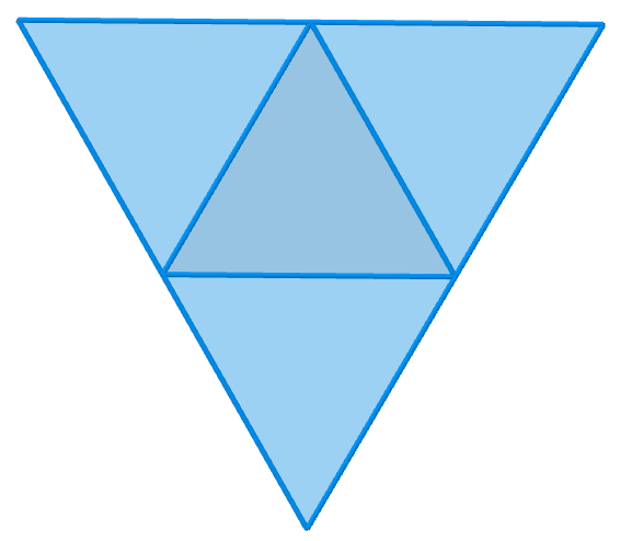  Planificação de tetraedro regular