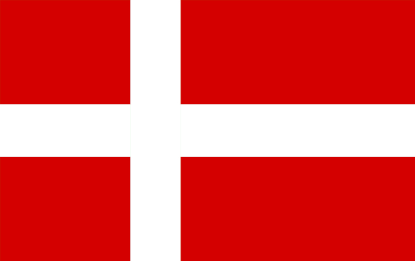 Bandeira da Dinamarca.