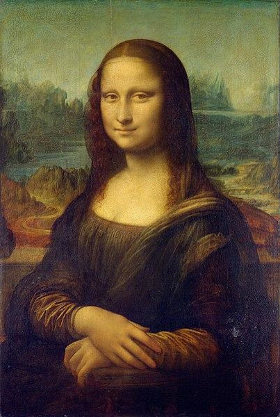 “Mona Lisa”, a obra mais famosa de Leonardo da Vinci.