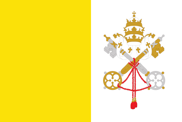 Bandeira do Vaticano.