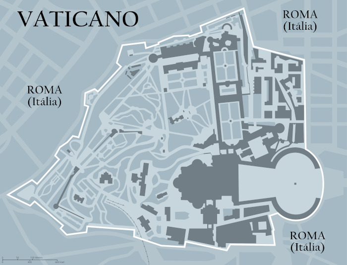  Mapa do Vaticano