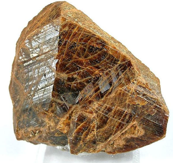 Mineral monazita, uma fonte de cério.