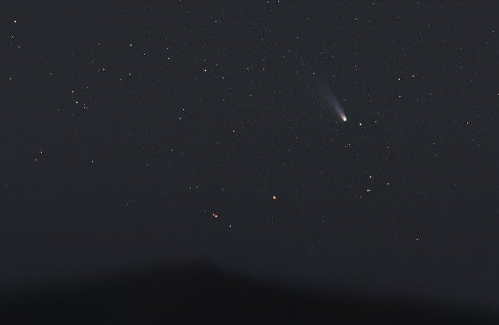 Registro da última aparição do cometa Halley, no ano de 1986.