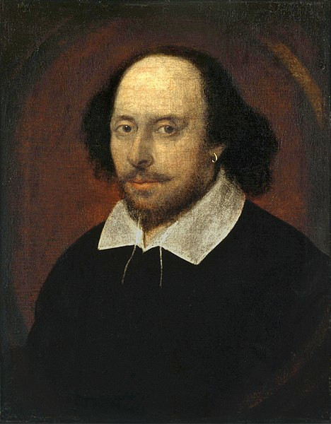 Retrato de William Shakespeare, um dos mais famosos nomes da literatura inglesa.