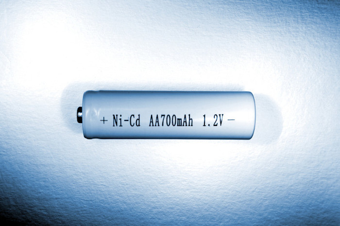 Bateria de níquel-cádmio.